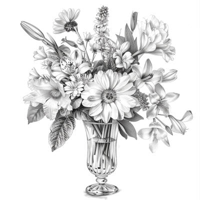 Flower Coloring Pages