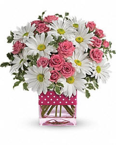 Teleflora's Polka Dots and Posies - Cypress delivery
