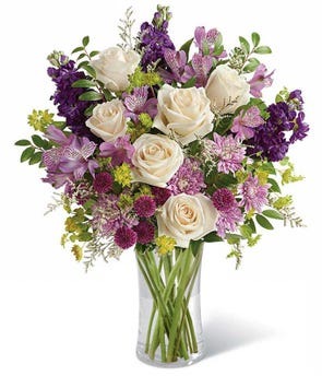 Luxury Lavender Bouquet in an elegant vase