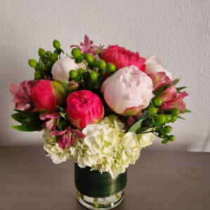 A colorful bouquet of fresh flowers