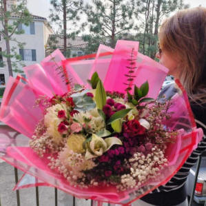 A secret garden flower bouquet