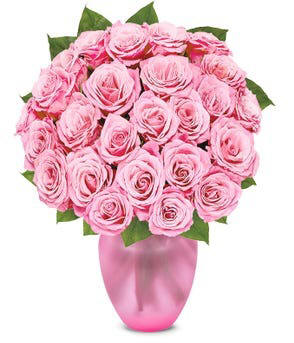 Two Dozen Pink Roses $64.99